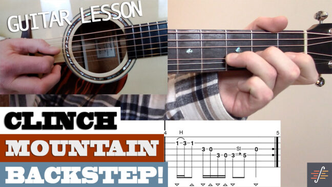 "Clinch Mountain Backstep" - Intermediate Guitar Lesson with TAB