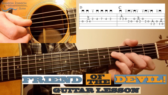 "Friend of the Devil" | Grateful Dead - Beginner/Intermediate Guitar Lesson with TAB