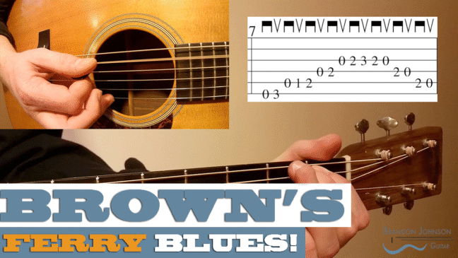 "Brown's Ferry Blues" | Doc Watson - Intermediate Guitar Lesson