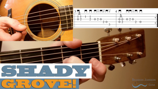 "Shady Grove" - Beginner Guitar Lesson with TAB