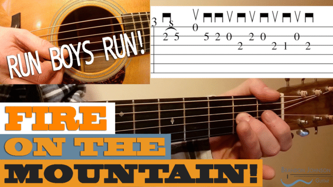 "Fire on the Mountain (Run Boys Run)" | Doc Watson - Intermediate Guitar Lesson