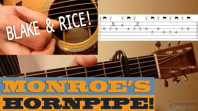 "Monroe's Hornpipe" | Tony Rice - Intermediate Guitar Lesson with TAB