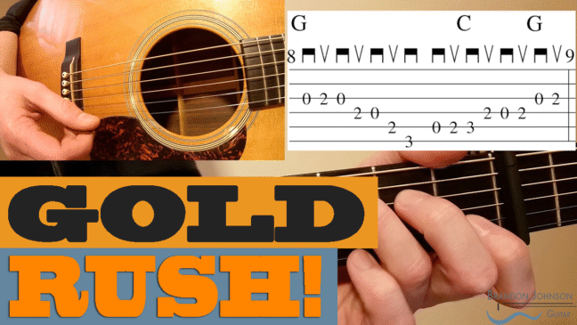 "Gold Rush" | Tony Rice - Intermediate Guitar Lesson with TAB