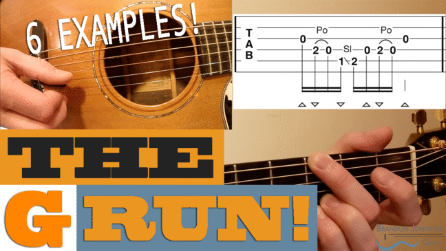 The 'G Run' - Beginner Bluegrass Guitar Lesson