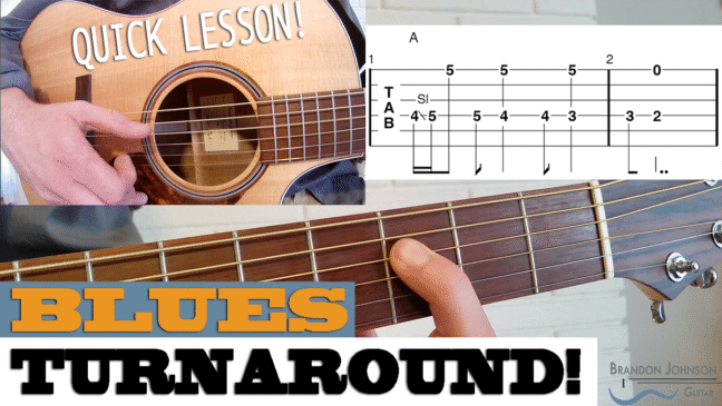 Quick Lesson - Blues Turnaround in A