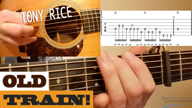 "Old Train" Tony Rice Intermediate Guitar Lesson