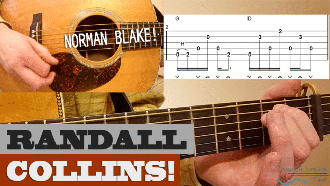"Randall Collins" | Norman Blake - Intermediate Guitar Lesson with TAB
