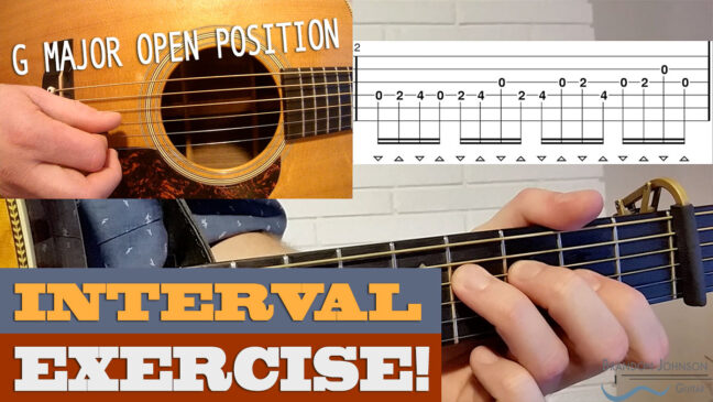 Interval Exercise | G Major Scale Position - Intermediate Guitar Lesson