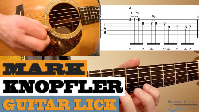 Mark Knopfler Guitar Lick - Intermediate Guitar Lesson