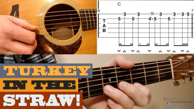 "Turkey in the Straw" | Traditional - Beginner/Intermediate Guitar Lesson