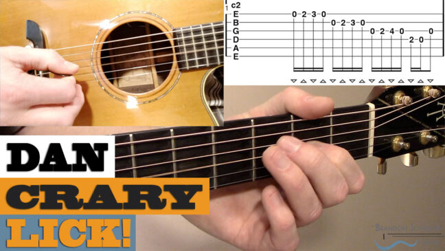 Dan Crary Guitar Lick – Intermediate Guitar Lesson
