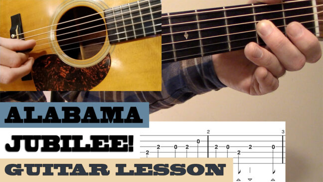 "Alabama Jubilee” | Doc Watson - Intermediate Guitar Lesson with TAB