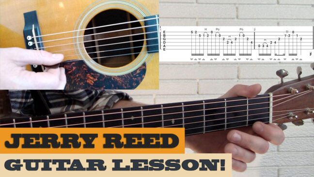Jerry Reed Guitar Lick | Intermediate Guitar Lesson with TAB