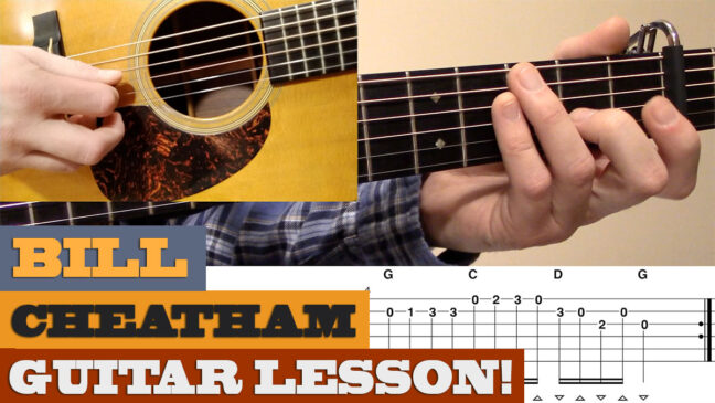 "Bill Cheatham" | Doc Watson - Intermediate Guitar Lesson with TAB