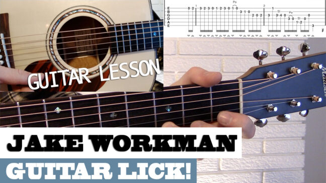 Jake Workman Guitar Lick in G | Intermediate Guitar Lesson with TAB