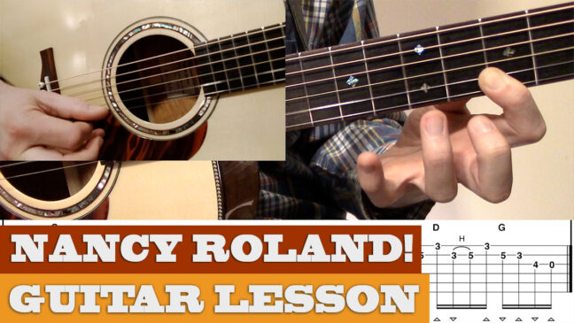 “Nancy Roland” Traditional | Merle Watson Style – Intermediate Guitar Lesson with TAB