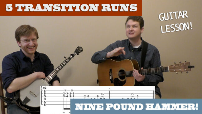 5 Transition Runs | "Nine Pound Hammer" - Intermediate Guitar Lesson with TAB