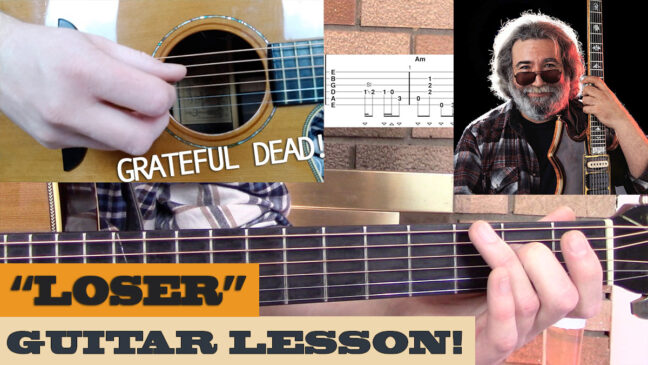 "Loser" - Jerry Garcia Intro Lick | Grateful Dead Guitar Lesson with TAB