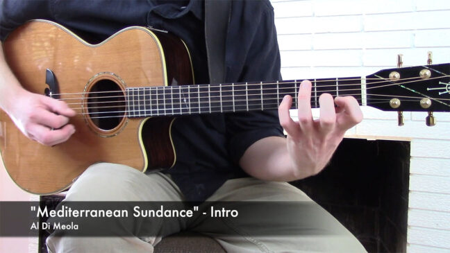“Mediterranean Sundance” Intro | Al Di Meola - Intermediate Guitar Lesson