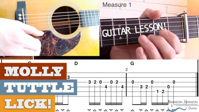 Molly Tuttle Guitar Lick | Intermediate Guitar Lesson with TAB