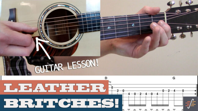 "Leather Britches" | Norman Blake Style - Intermediate Guitar Lesson with TAB