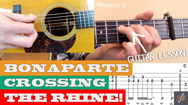 "Bonaparte Crossing the Rhine" - Traditional | Norman Blake Style - Intermediate Guitar Lesson with TAB