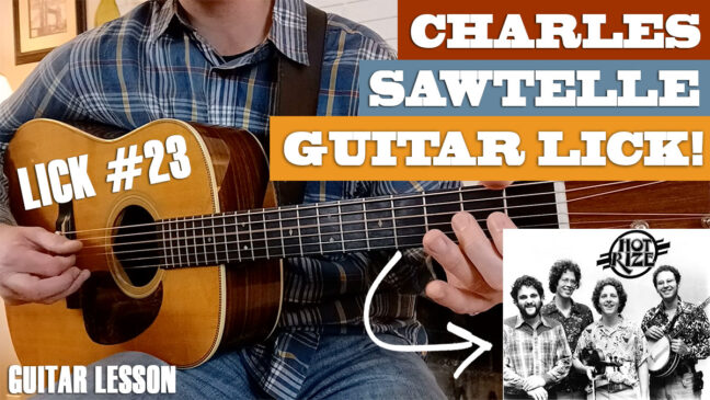 Charles Sawtelle Guitar Lick | Intermediate Guitar Lesson