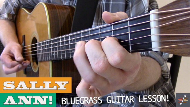 "Sally Ann" | Intermediate Traditional Guitar Lesson with TAB