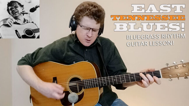 Bluegrass Rhythm Backup Lesson | "East Tennessee Blues" - Doc Watson Guitar Lesson
