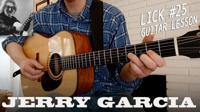 Jerry Garcia Guitar Lick in D | Intermediate Guitar Lesson with TAB