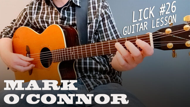 Lick #26 - Mark O'Connor Guitar Lick in D | Intermediate Guitar Lesson with TAB