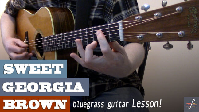 “Sweet Georgia Brown” | Jazz Standard - Doc Watson Intermediate Guitar Lesson with TAB