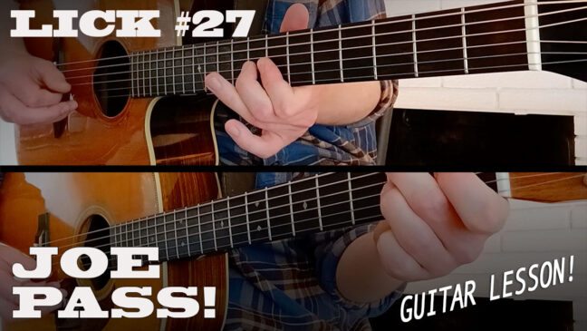 Lick #27 - "Joe Pass Lick in B" | Intermediate Guitar Lesson with TAB
