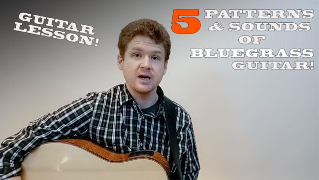 "5 Patterns and Sounds of Bluegrass Guitar" | Beginner Guitar Lesson