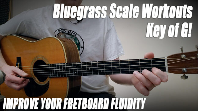 "G Major Scale Workouts" - Beginner/Intermediate Guitar Lesson with TAB