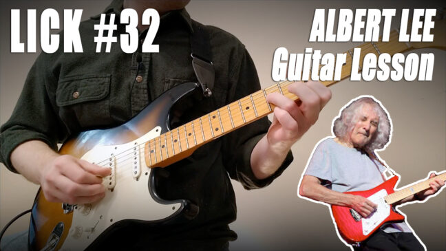Lick #32 | Albert Lee - Intermediate Guitar Lesson with TAB