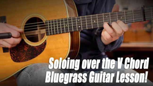 Add Flavor to Your Soloing by Using the V Chord!