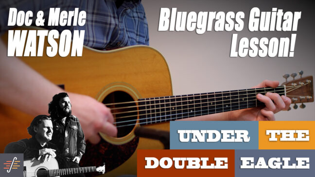 "Under the Double Eagle" | Doc & Merle Watson - Intermediate Guitar Lesson with TAB