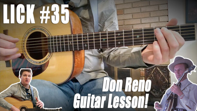 Lick #35 | Don Reno - Intermediate Guitar Lesson with TAB