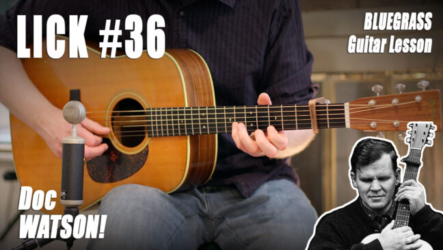 Lick #36 | Doc Watson - Intermediate Guitar Lesson with TAB