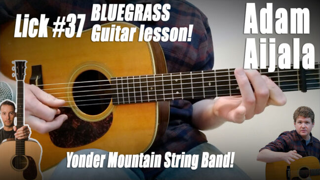 Lick #37 | Adam Aijala Guitar Lick – Yonder Mountain String Band Guitar Lesson with TAB