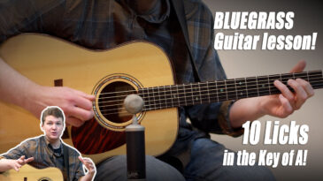“11 Licks in the Key of A” | Beginner to Advanced - Guitar Lesson with Tab